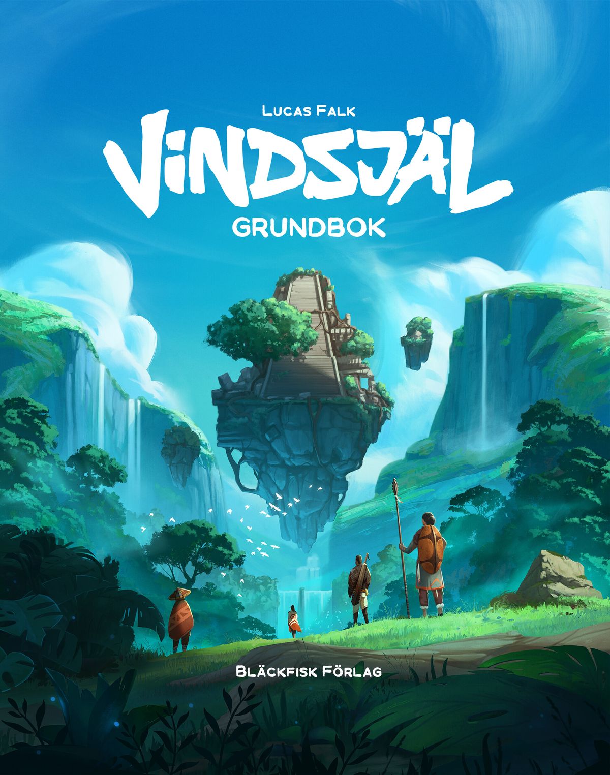 Vindsjal Grundbok fantasy adventure book cover