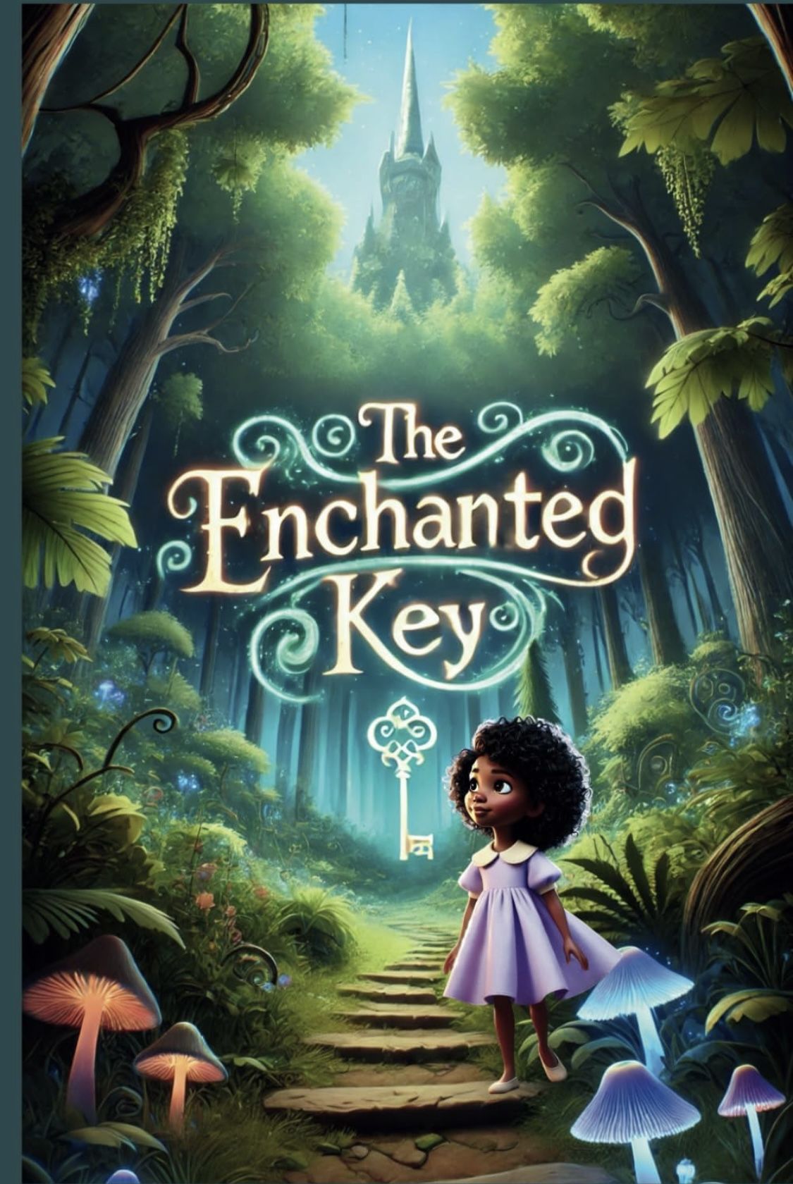 The Enchanted Key children's fantasy book cover